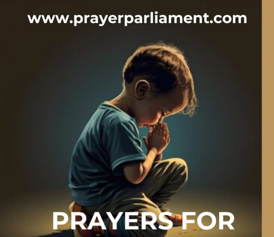 PRAYERS FOR OUR CHILDREN