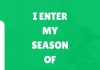 I ENTER MY SEASON OF ANSWERS